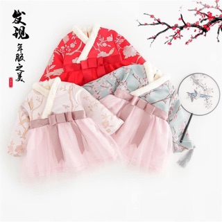 VÁY ĐỎ DIỆN TẾT CHO BÉ
