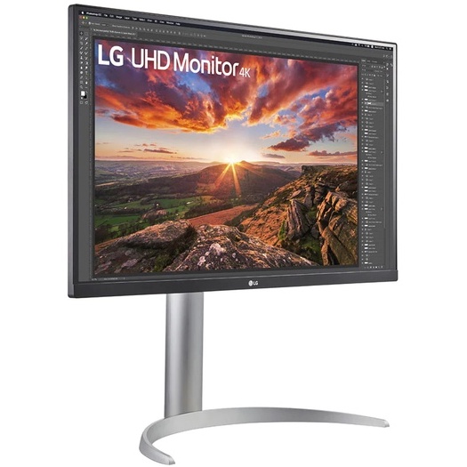 Màn Hình Máy Tính LG UHD 4K 27'' IPS VESA DisplayHDR 400 USB Type-C Chân đế linh hoạt 27UP850-W - Hàng Chính Hãng