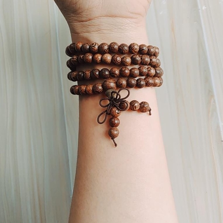 Vòng Tay Trầm Hương Chuỗi Tràng Hạt 108 Trầm Tốc Quảng Nam đủ size Nam Nữ,   - Yến Shop67454