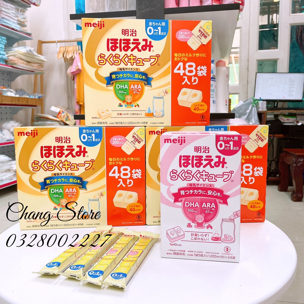 Sữa thanh Meiji Nội Địa Nhật Chính Hãng Date Mới 27 gram
