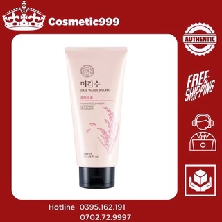 Sữa rửa mặt gạo The Face Shop Rice Water Bright Cleansing Foam hàn quốc chính hãng -cosmetic999