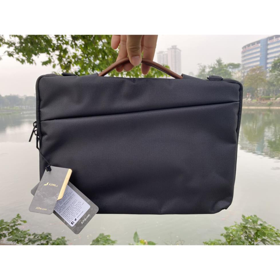 [Giá Sỉ] Túi xách + Cặp đeo chống sốc JCPal Tofino Messenger cho Macbook/Laptop - 13/14/15 inch (Màu đen)