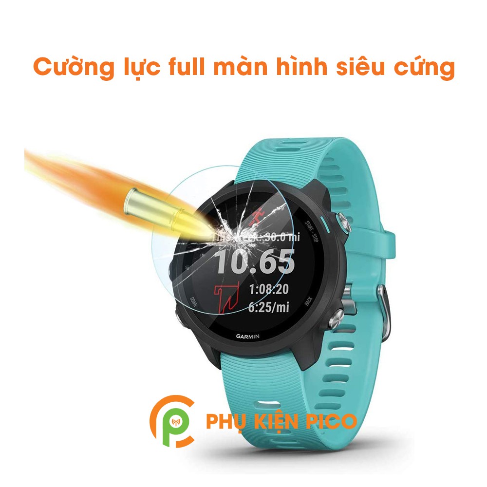 Kính cường lực đồng hồ Garmin Foreruner 645, Foreruner 245, Foreruner 245M trong suốt full màn hình độ cứng 9H