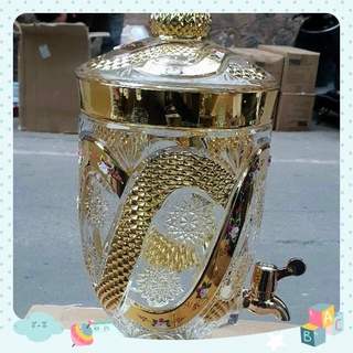 Bình Nước Hoa Quả có Vòi Thủy Tinh Cúp Bình Đựng Rượu bình Đựng Nước (Hàng Dày)  -