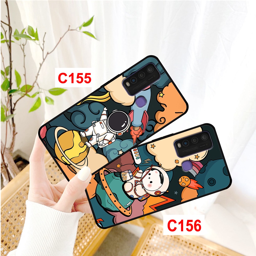 Ốp lưng Vivo Y30 - Y50 in hình phi hành gia, vũ trụ ngân hà. Ốp vivo y30 - y50 in hình rẻ bền đẹp.