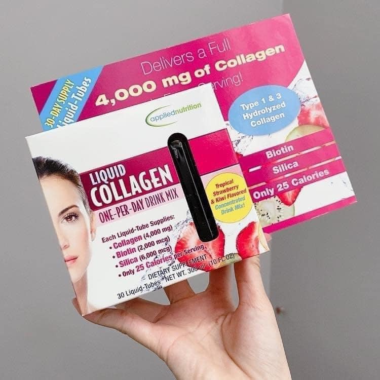 Liquid Collagen dạng nước 30 ống của Mỹ cam kết chính hãng