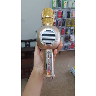 Loa Bluetooth Micro Karaoke M8 Vàng Và Đen