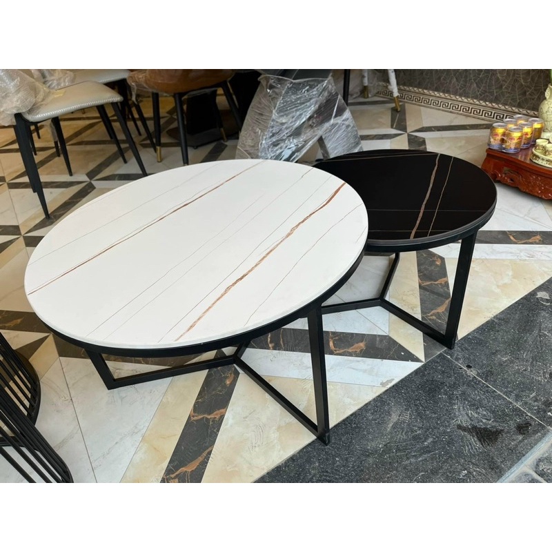 Bàn trà mặt đá ceramic nhập khẩu