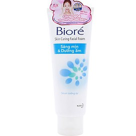 Sữa rửa mặt Biore Sáng mịn Dưỡng ẩm 100g