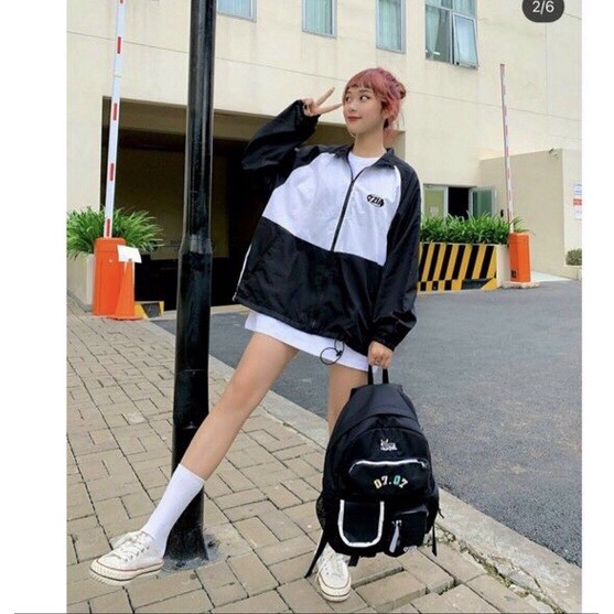 ÁO KHOÁC DÙ 2 LỚP NAM NỮ UNISEX ZZIA CÁ TÍNH HOT TREND NH01  - ĐĂNG QUANG FASHION