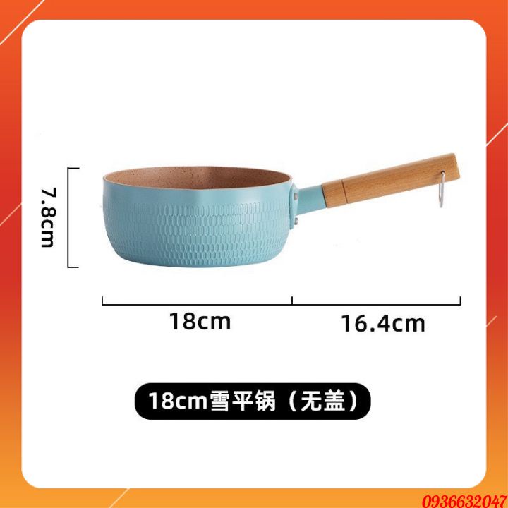 nồi, quánh sâu lòng 18cm chống dính nấu bột cho bé