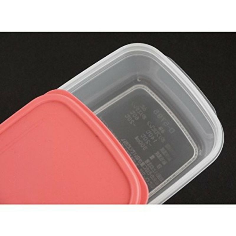 300ml/ hộp - Bộ 3 hộp nhựa kèm nắp đậy đựng thực phẩm , ăn dặm - Made in Japan - Sanada - KBN 21623
