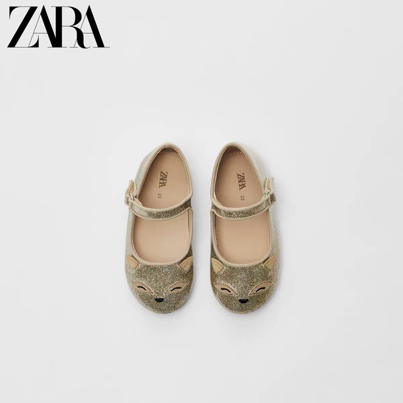 giày búp bê vàng Zara auth cho bé