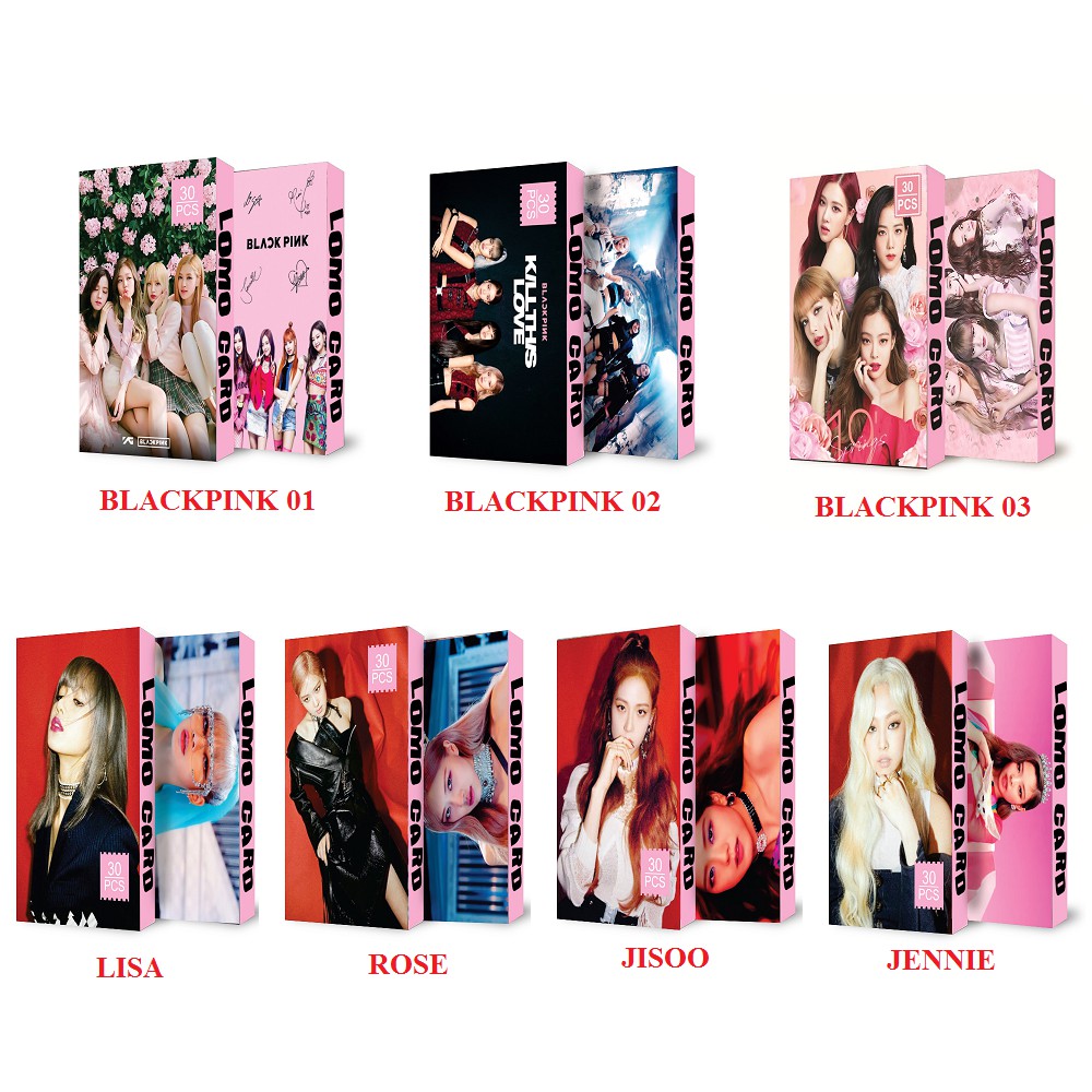 Lomo Card Kpop Blackpink Kèm Ảnh Thật Mẫu Mới
