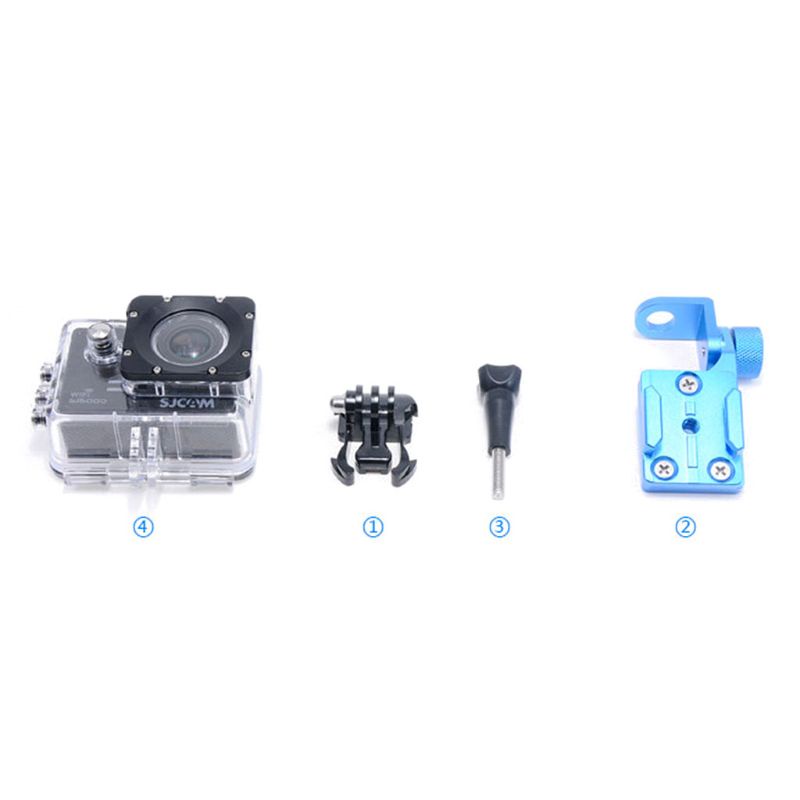 Giá Đỡ Gương Chiếu Hậu Bằng Nhôm Cho Hero 4 5 3 2 Yi SJ4000 SJ5000