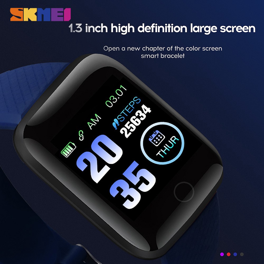 SKMEI-BOZLUN Đồng hồ thông minh màn hình màu - chống nước 116 Plus