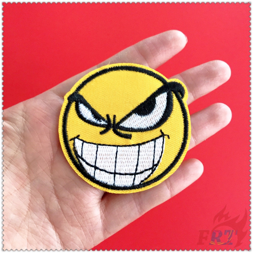 1 Sticker Ủi Thêu Hình Emoji