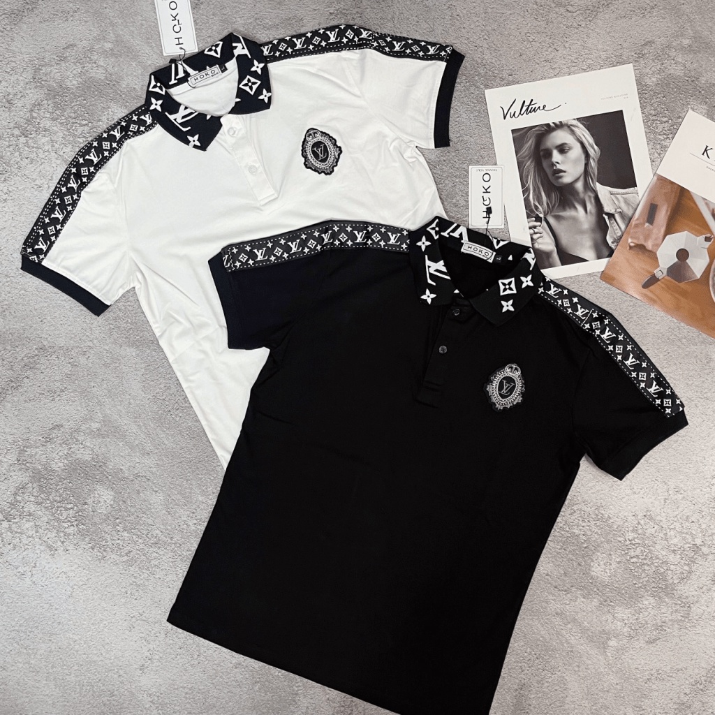 Hàng Hot Áo Thun PoLo Cổ Bẻ Vải Cotton MỊn Mát Phối Viền Tay Lờ Về Siêu ĐỈnh