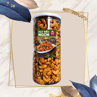 [GIẢM 45%] Hũ 500g HẠT ĐIỀU CHÁY TỎI ỚT LÁ CHANH - Hàng Chuẩn Loại 1