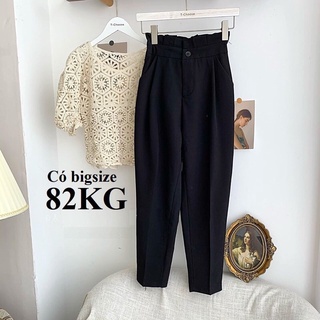 Quần tây tuyết mưa cạp bèo, baggy cạp thường