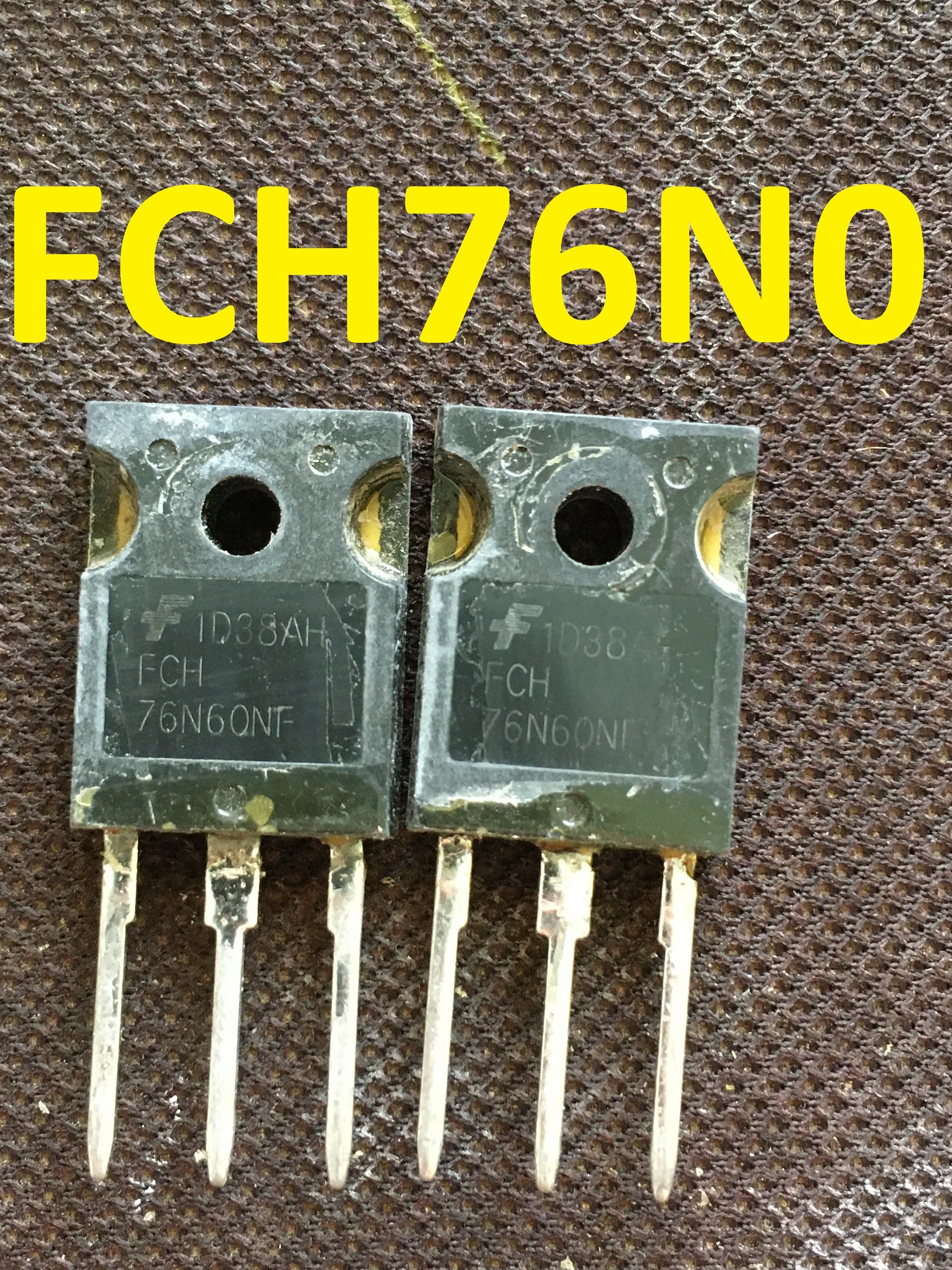 FCA76N60 ,FCH76N60 mosfet nguyên gốc công suất  543W 76A 600V ,mosfet 76N60,Fet 76N60NF