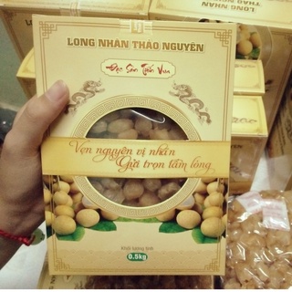 (VIDEO THẬT) Long nhãn loại I (hộp 0.5kg) chính gốc Hưng Yên