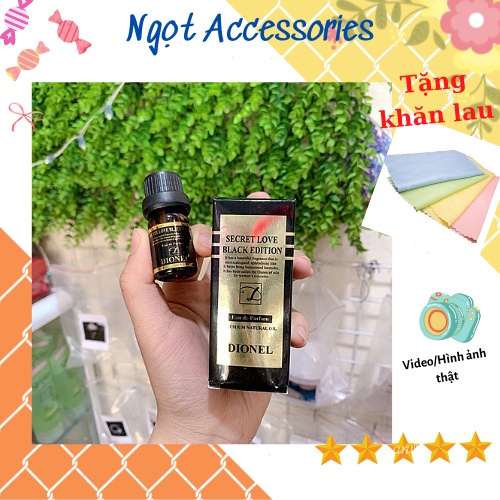 Nước Hoa Vùng Kín Dầu Thơm Bím Cô Bé Dionel Secret Love 5ml Màu Đen Ngọt Ngào Quyến Rũ