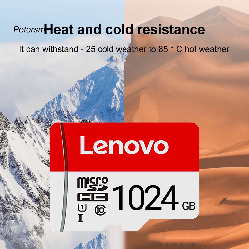 Thẻ nhớ Lenovo 512GB 1TB tốc độ cao chống nước chống từ tính cho MP3/MP4