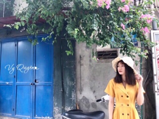 Đầm cổ vest