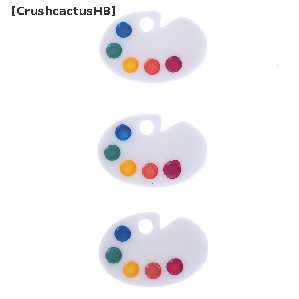 [CrushcactusHB] 1 Bảng Pha Màu Mini Tỉ Lệ 1: 12 Trang Trí Nội Thất Nhà Búp Bê
