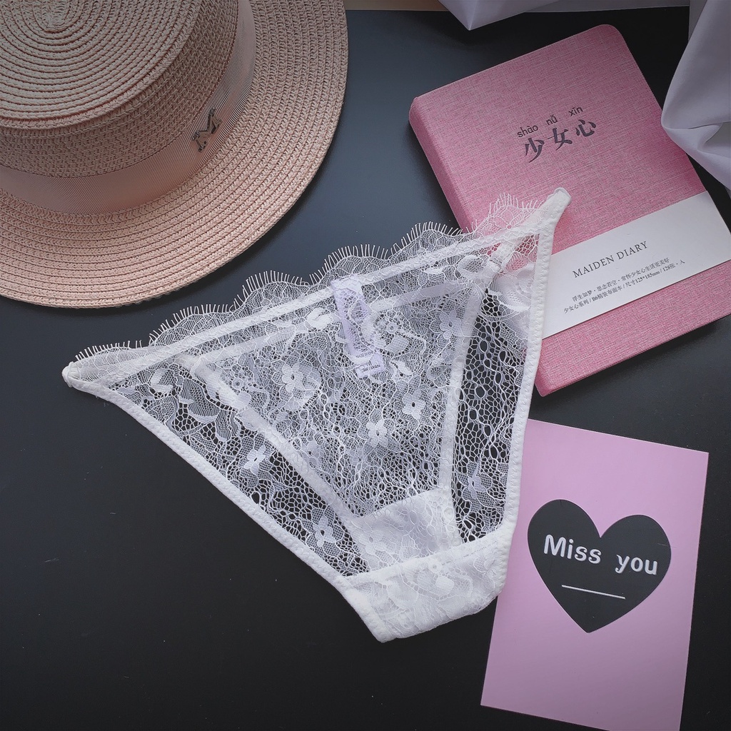 Quần lót ren mi sexy cao cấp nữ, Quần lót ren dây quyến rũ IBRA'S STORE #ib038