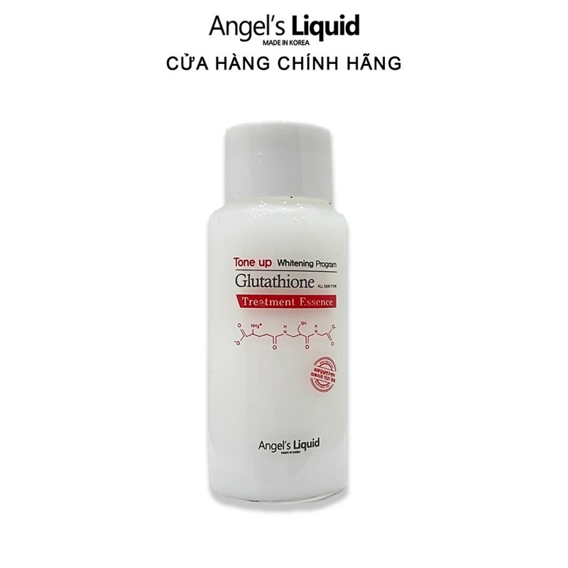 Mini size] Nước thần dưỡng trắng da Angel Liquid Tone Up Whitening Program Glutathione Treatment Essence 20ml