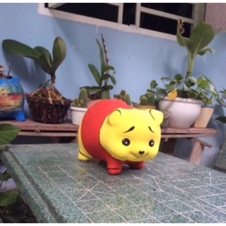 Heo đất handmade Gấu pool size M-L-xl