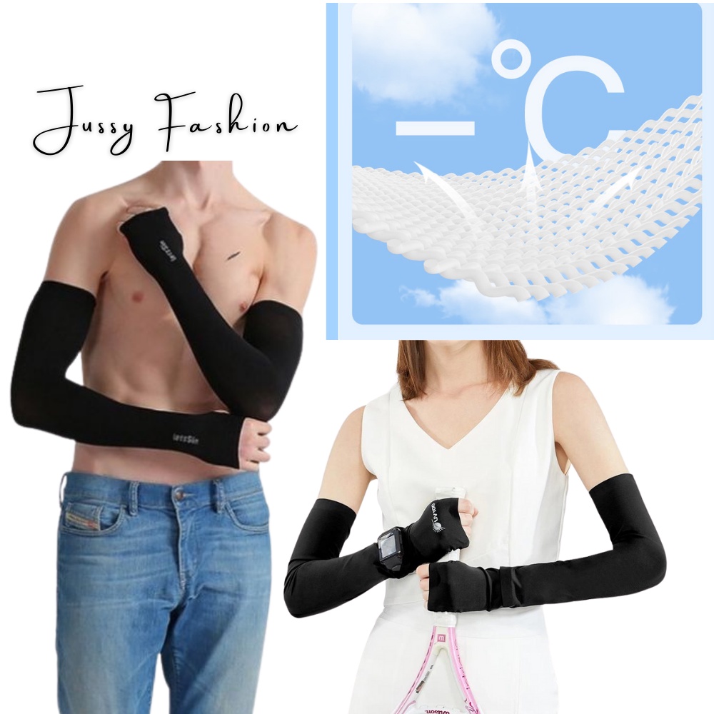 Găng Tay Chống Nắng Xỏ Ngón Let's Slim Aqua-x -1 Túi 2 Cái