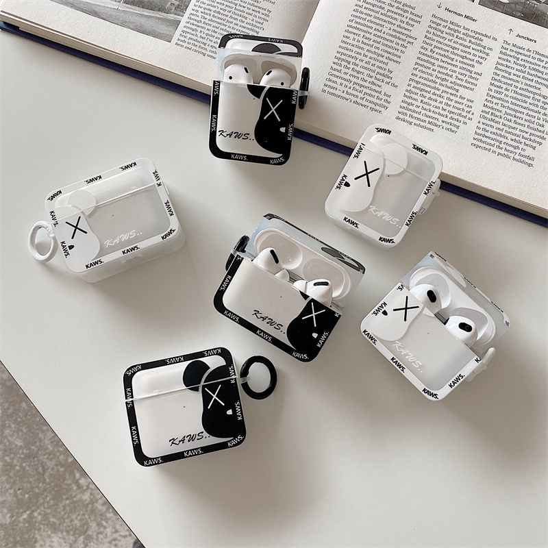 Ốp Hộp Đựng Tai Nghe Nhét Tai Hình Vuông Cho AirPods 1/2 3 AirPods Pro