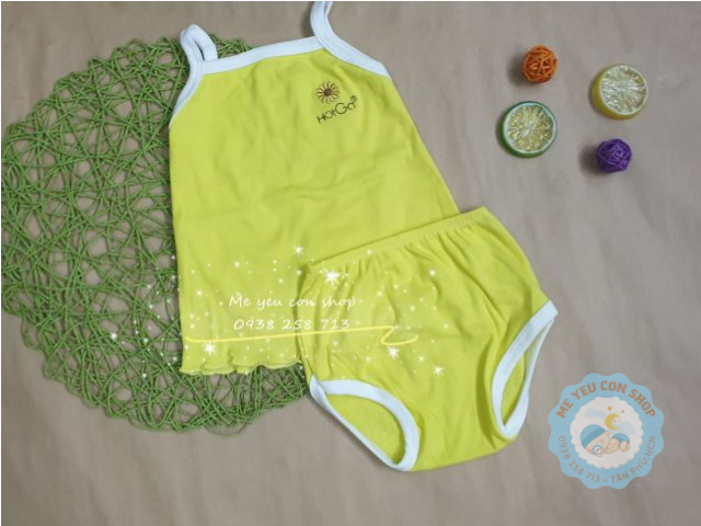 [Chọn mẫu]  (5-8kg) BỘ QUẦN ÁO DÂY COTTON THUN CHO BÉ GÁI HOTGA (katydang)