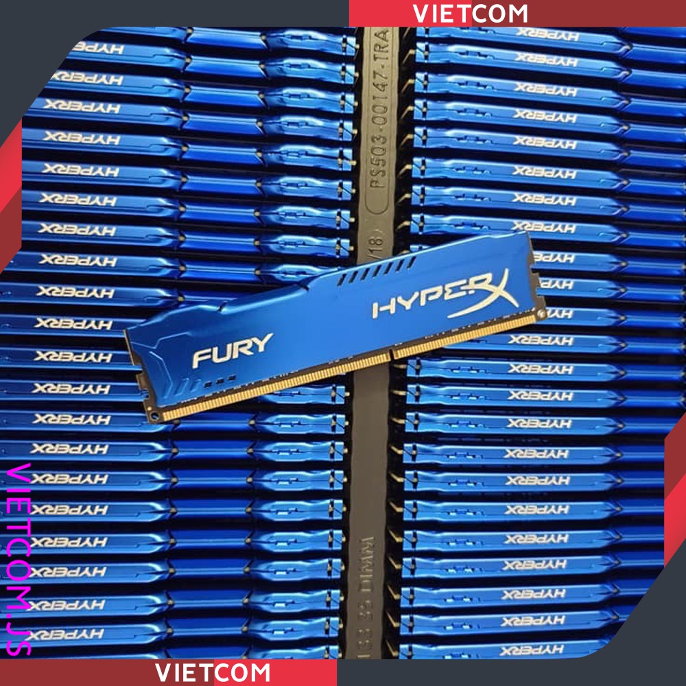 RAM PC DDR3 8Gb, 4Gb Bus 1600Mhz, Bus 1333Mhz - Kẹp Tản Nhiệt Fury HyperX