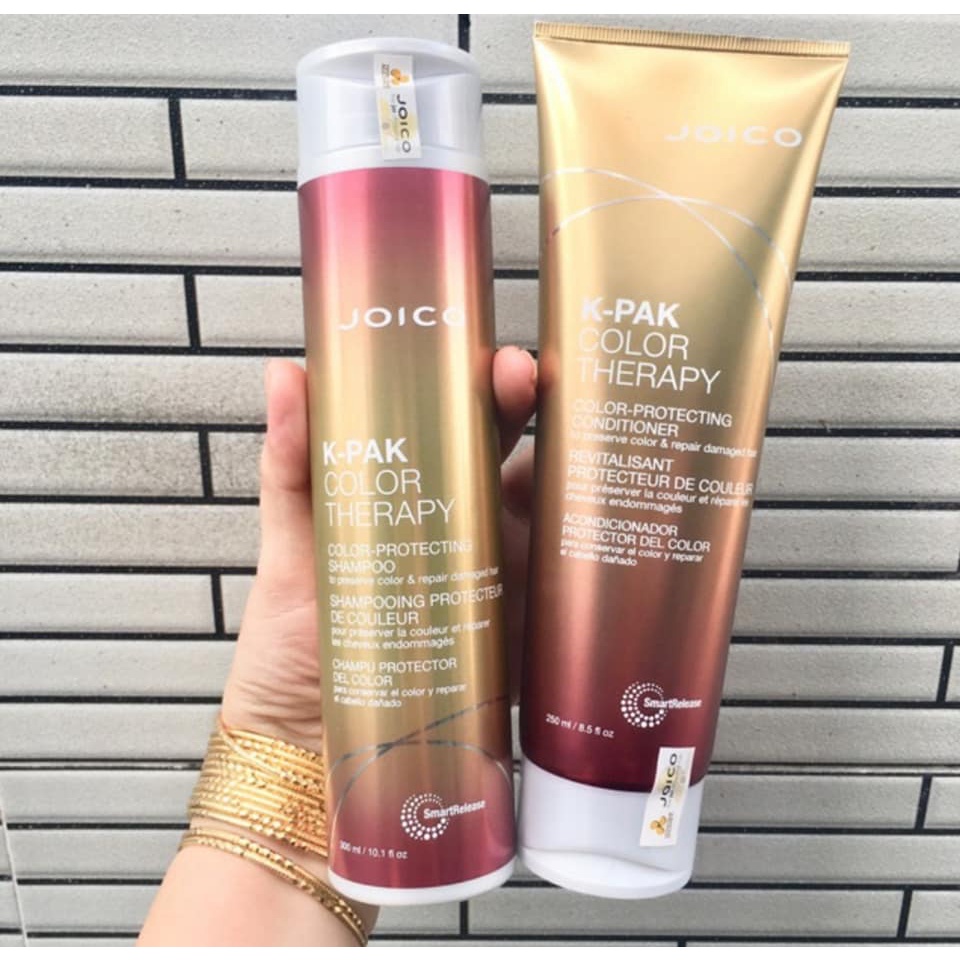 BỘ DẦU GỘI XẢ JOICO K-PAK COLOR THERAPY TO PRESERVE COLOR & REPAIR DAMAGE - GIỮ MÀU VÀ PHỤC HỒI TÓC HƯ TỔN 300ML/250ML