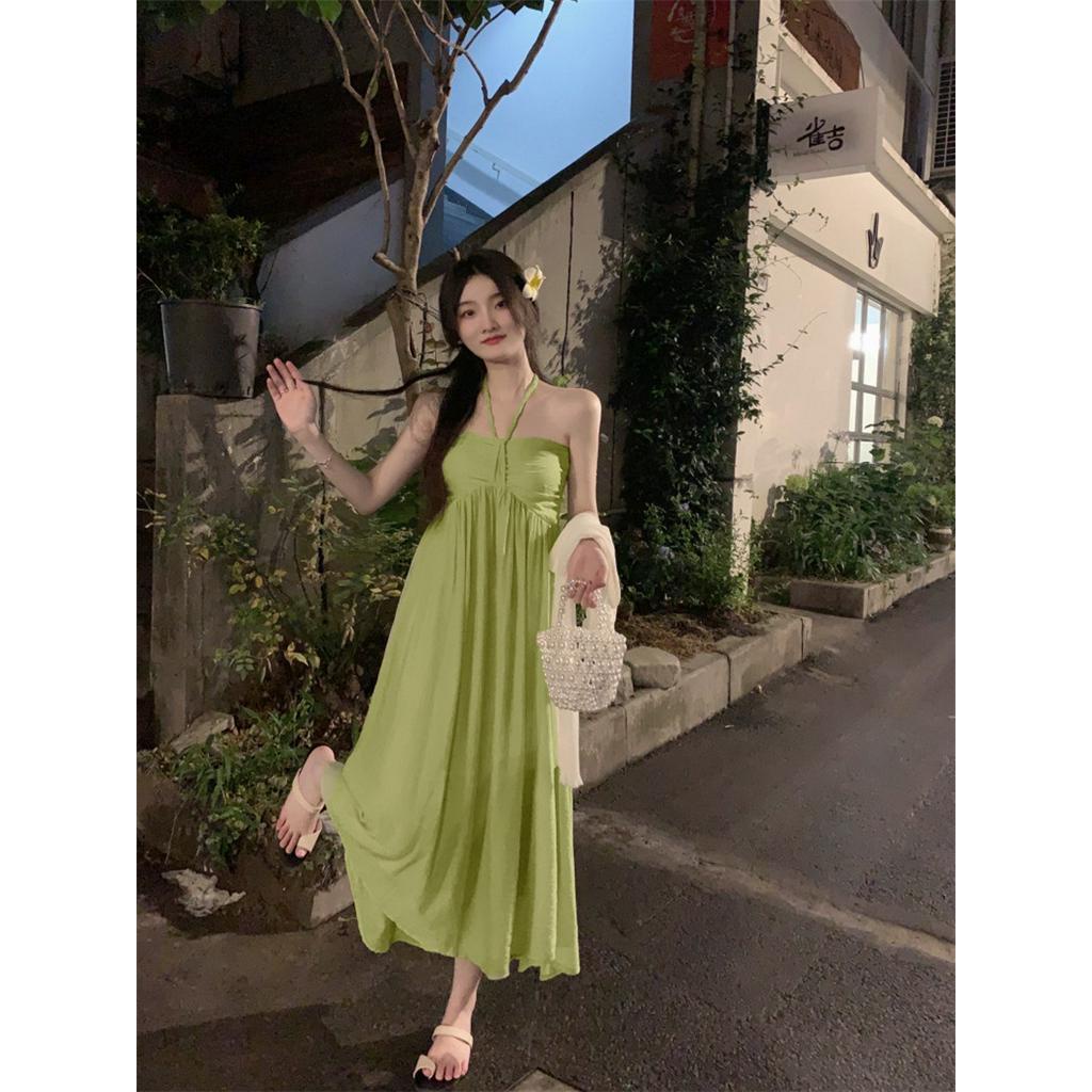 Đầm Dây Đi Biển Dáng Dài Thời Trang Quyến Rũ 61667