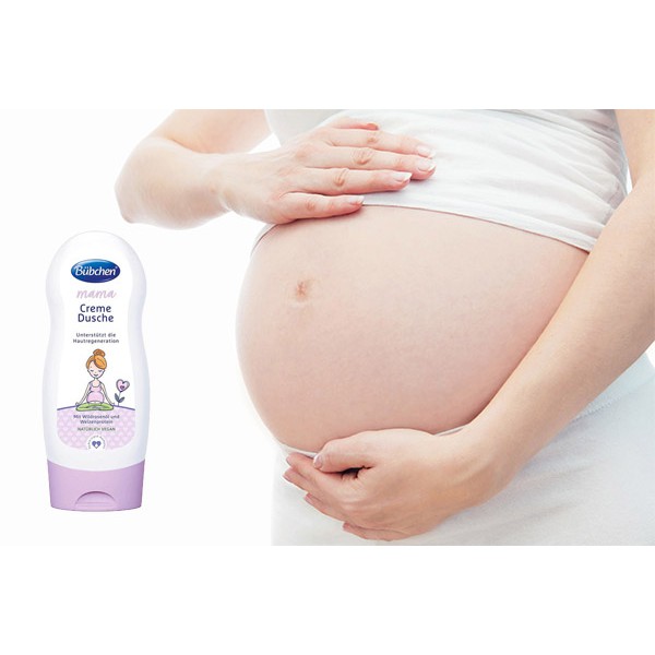 Sữa tắm cho bà bầu Bubchen Mama 230ml thành phần hoàn toàn tự nhiên phù hợp với phụ nữ mang thai
