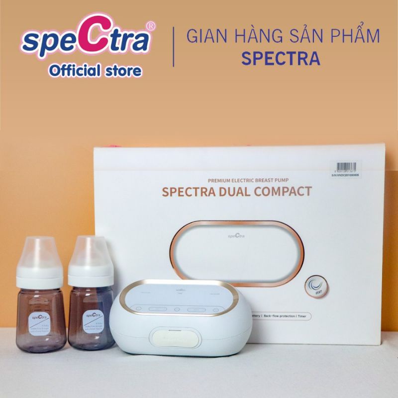 (bảo hành 2 năm) Máy hút sữa điện đôi kép Spectra Dual Compact