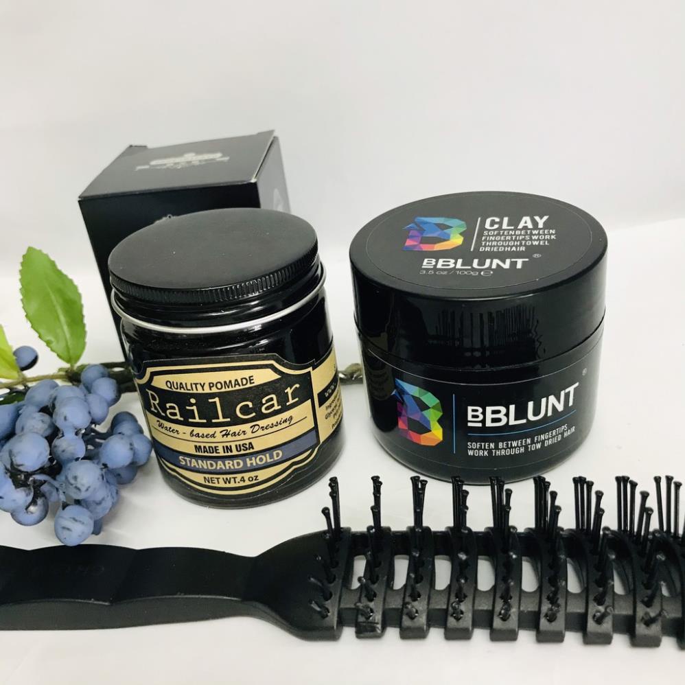 Sáp, Wax vuốt tóc Railcar Quality Pomade 100gr tạo kiểu giữ nếp cho tóc. HÀNG CHÍNH HÃNG .