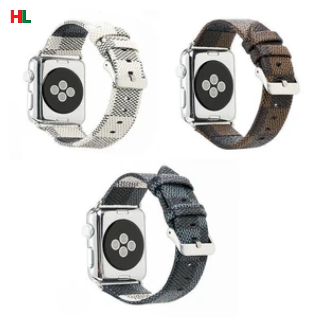 Dây Da Hiệu LV Cao cấp  Apple Watch - Phụ kiện Hoàng Long