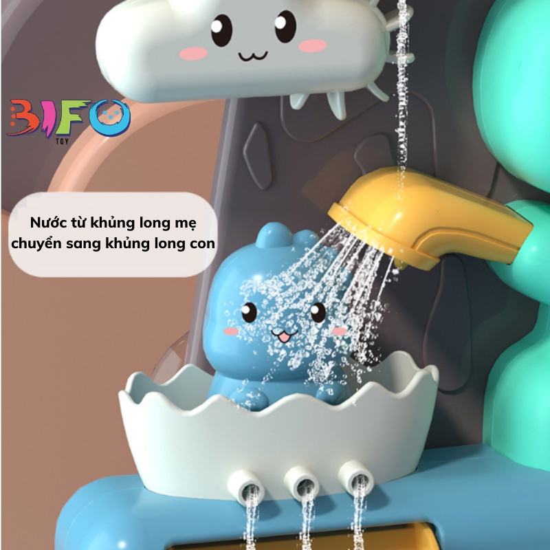 Đồ Chơi Khủng Long Phun Nước Nhà Tắm Dễ Thương Cho Bé