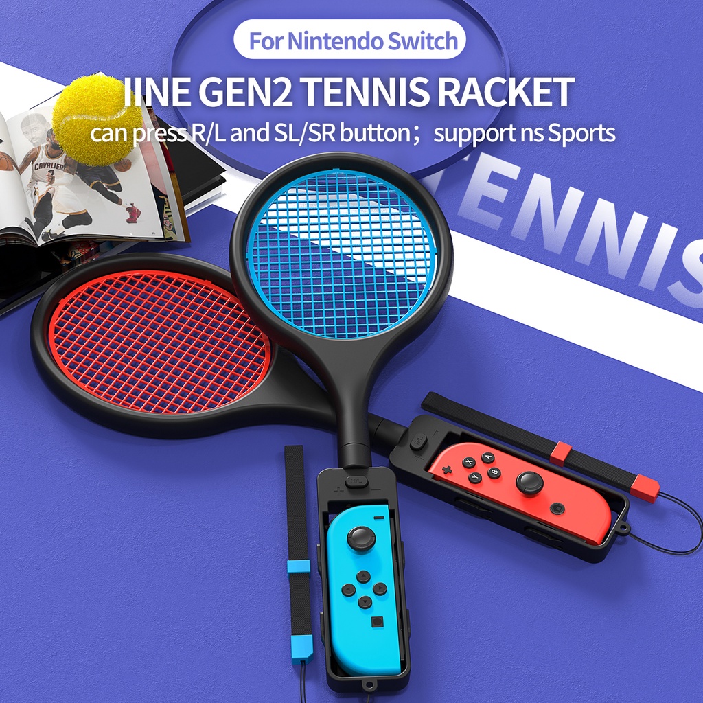 Vợt tennis/ cầu lông IINE Nintendo GEN2 màu đỏ + xanh dương