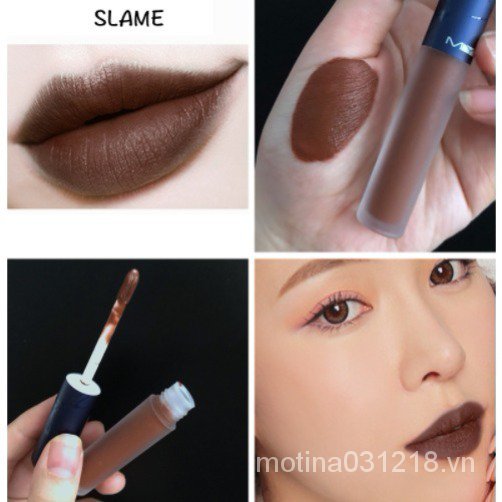 (Hàng Mới Về) Son Kem Lì Màu Cà Phê Socola Nâu Trang Điểm Phong Cách Âu Mỹ | BigBuy360 - bigbuy360.vn