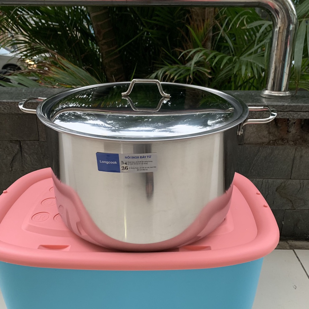 Nồi luộc gà inox loại to size 36cm
