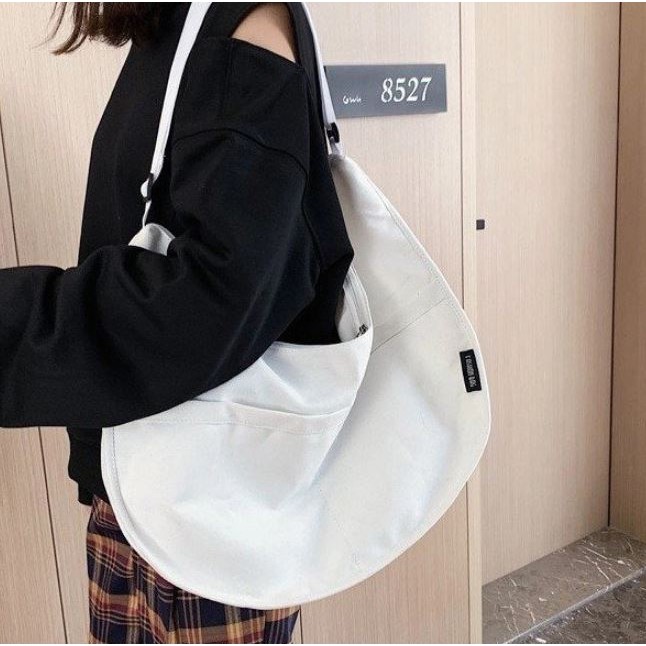 [ HÀNG XỊN ]Túi đeo chéo hình bán nguyệt  ulzzang unisex , dành cho học sinh đi học đi chơi