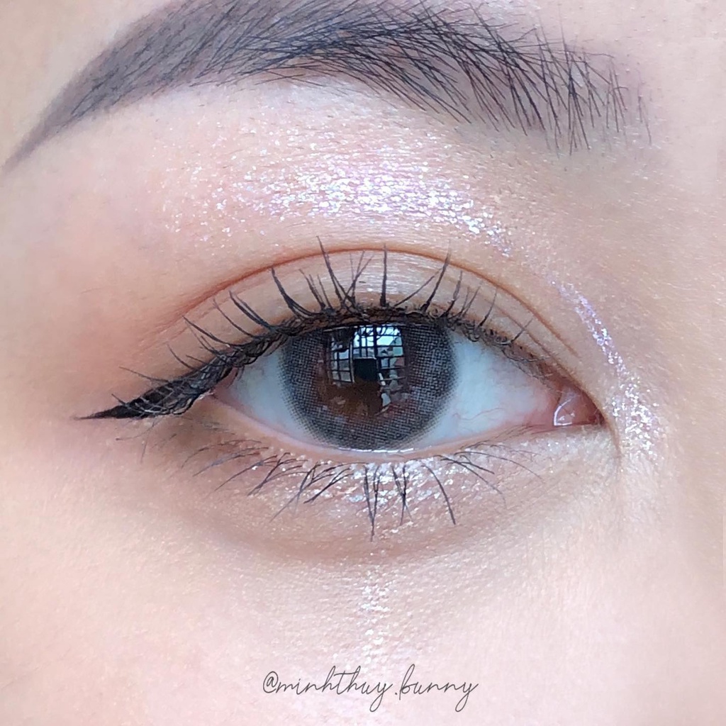 Lace lens cận mắt kính áp tròng màu xám tro tự nhiên có độ Hàn Quốc hãng lens dabae