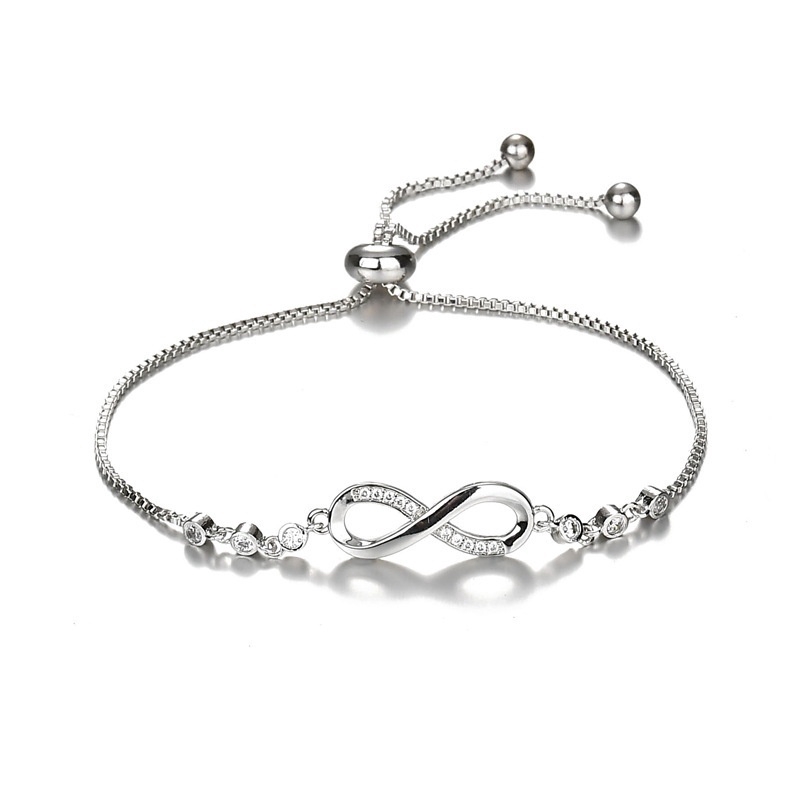 Lovely Stone Plated Silver Bracelet